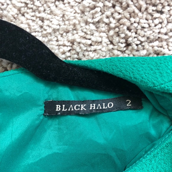 Black Halo Green Dress - Picture 4 of 4
